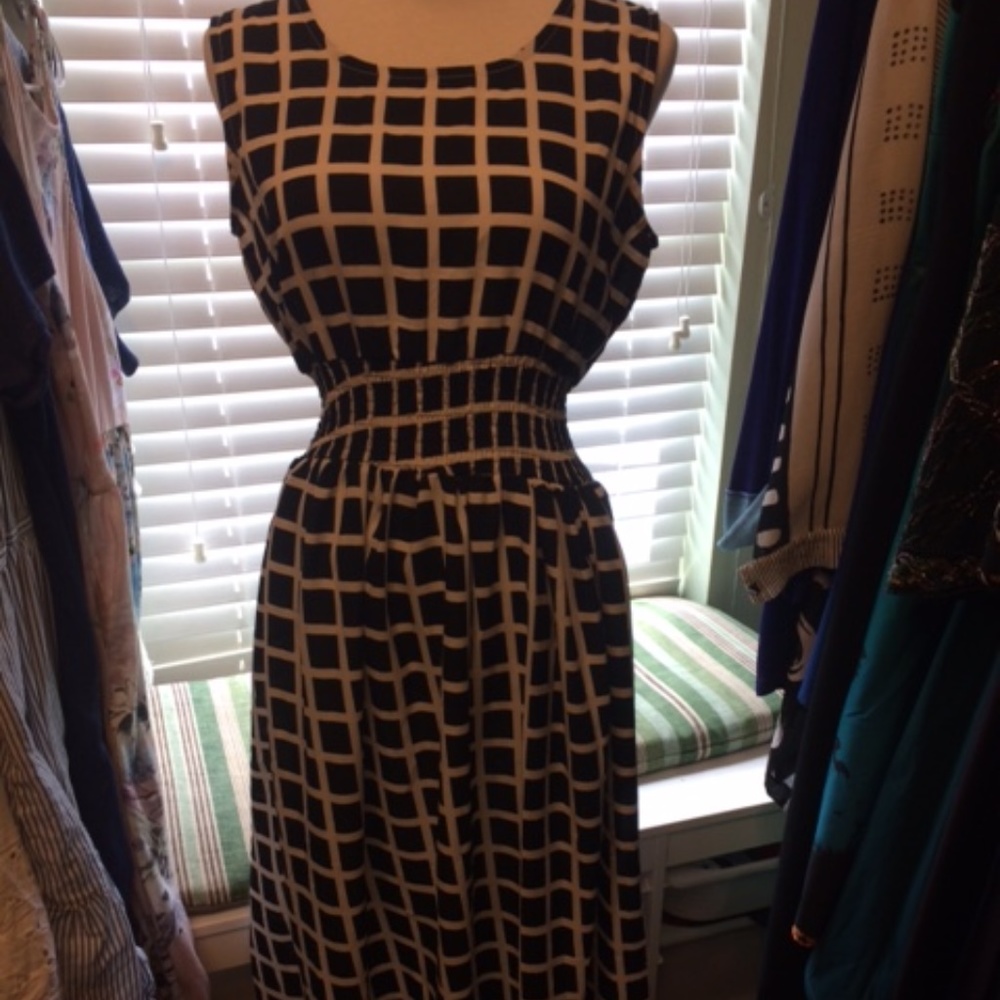 Black and White Dress